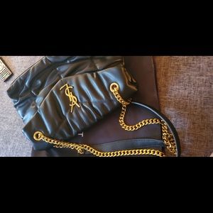 Large YSL puffer bag